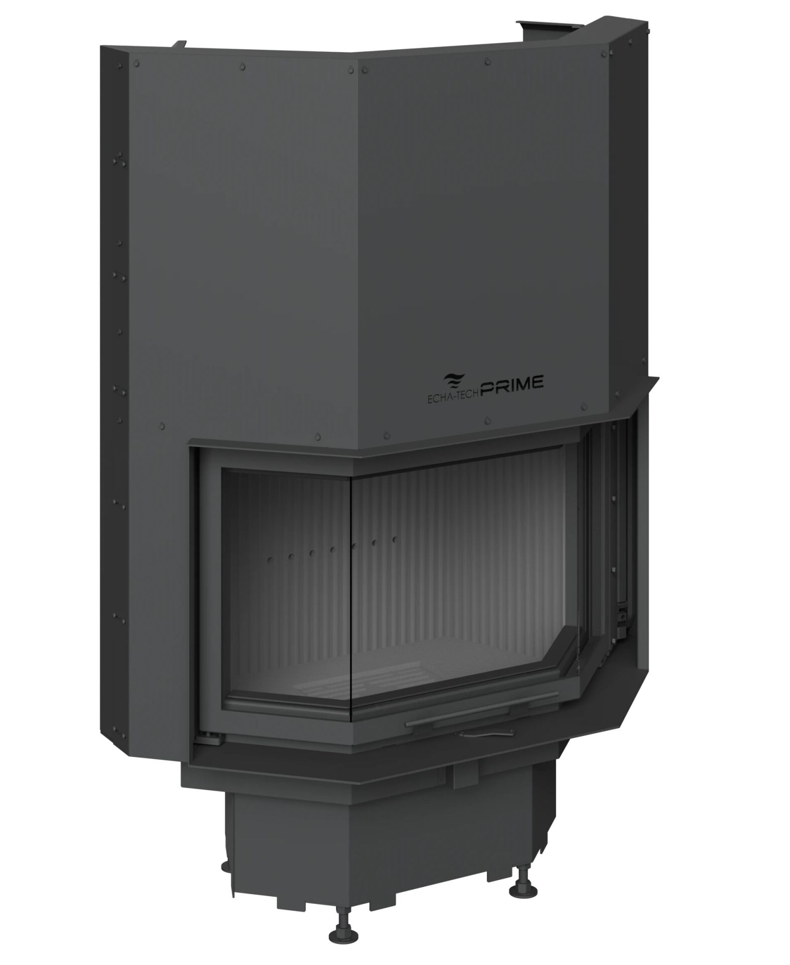 Echa Tech Asansörlü Prizma Büyük G Çelik Şömine Haznesi