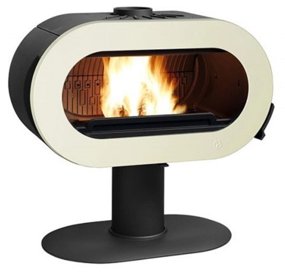Invicta Döküm Odun Sobası Fifty On Pedestal Krem 6480 46