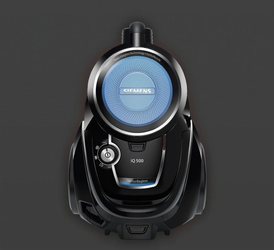 Siemens Toz Torbasız Elektrikli Süpürge Siyah İQ500 VSX41XTRM