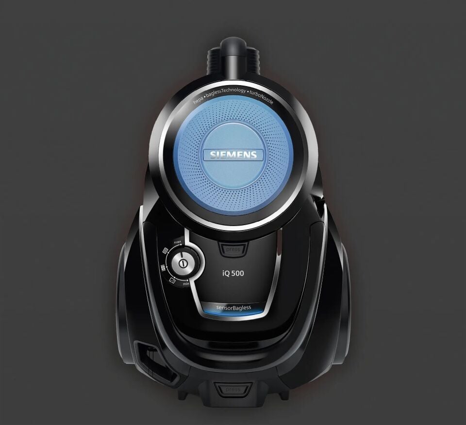 Siemens Toz Torbasız Elektrikli Süpürge Siyah İQ500 VSX41XTRM