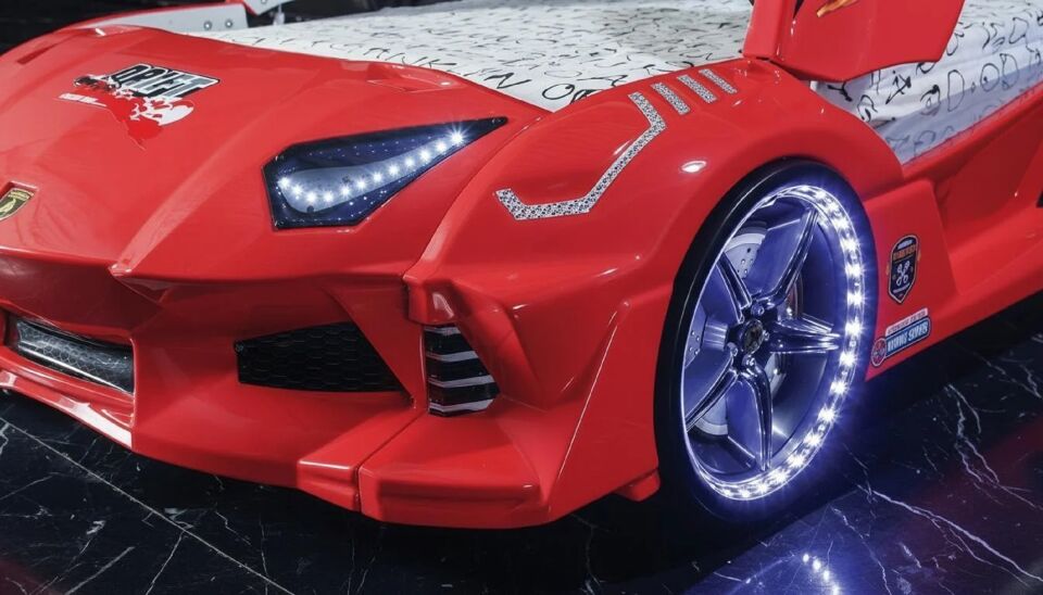 Kaju Carbed Arabalı Çocuk Yatak Borghi Full