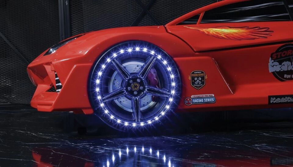 Kaju Carbed Arabalı Çocuk Yatak Borghi Full