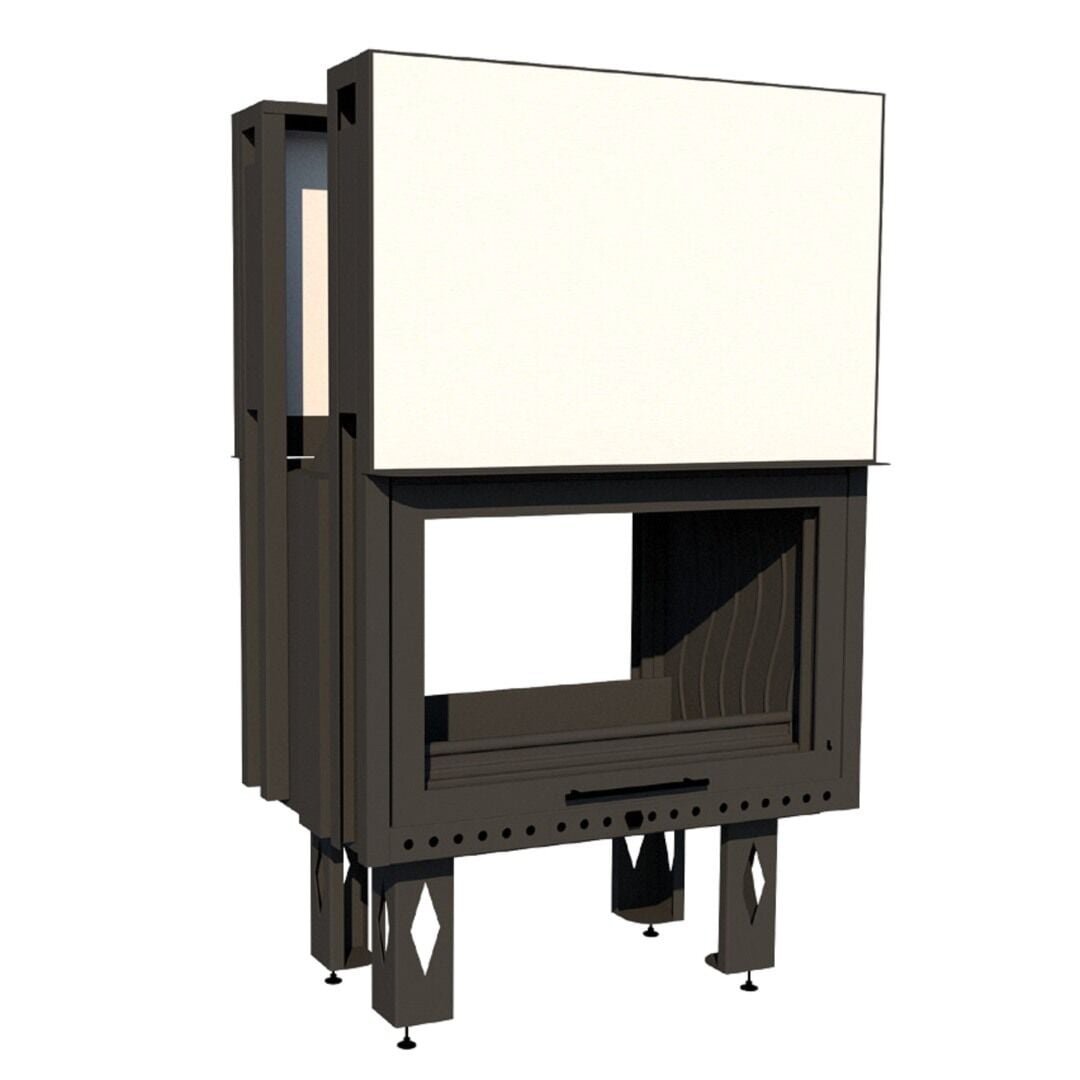 Çırağan Asansörlü Tünel Double Face Çelik Şömine Haznesi 170 Lik