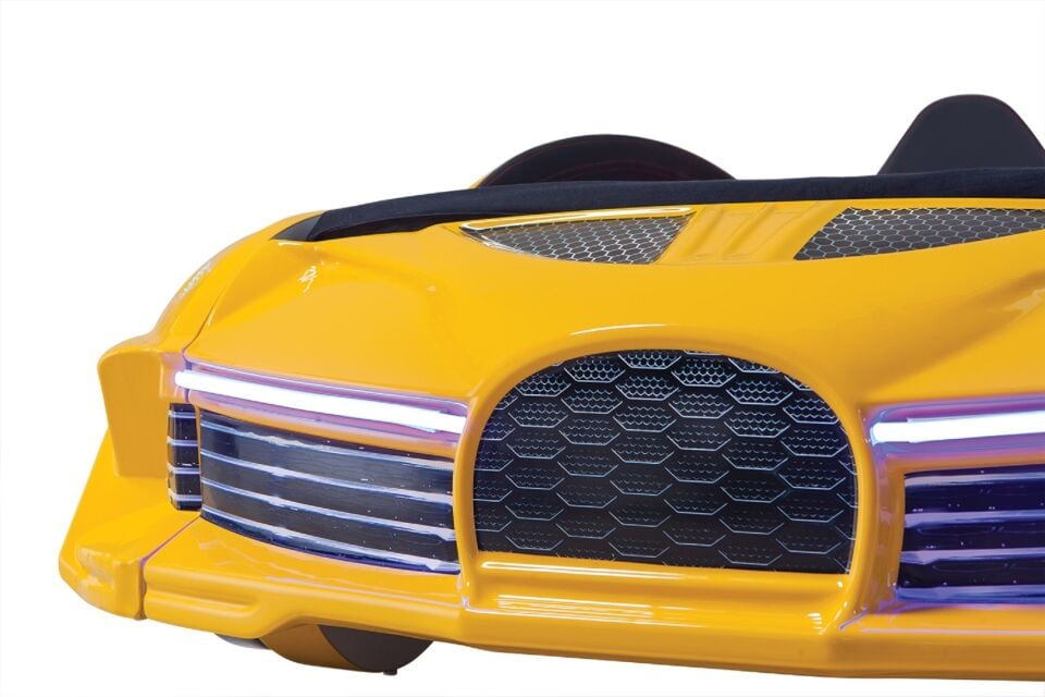 Kaju Carbeds Arabalı Çocuk Yatak Moon Full Sarı