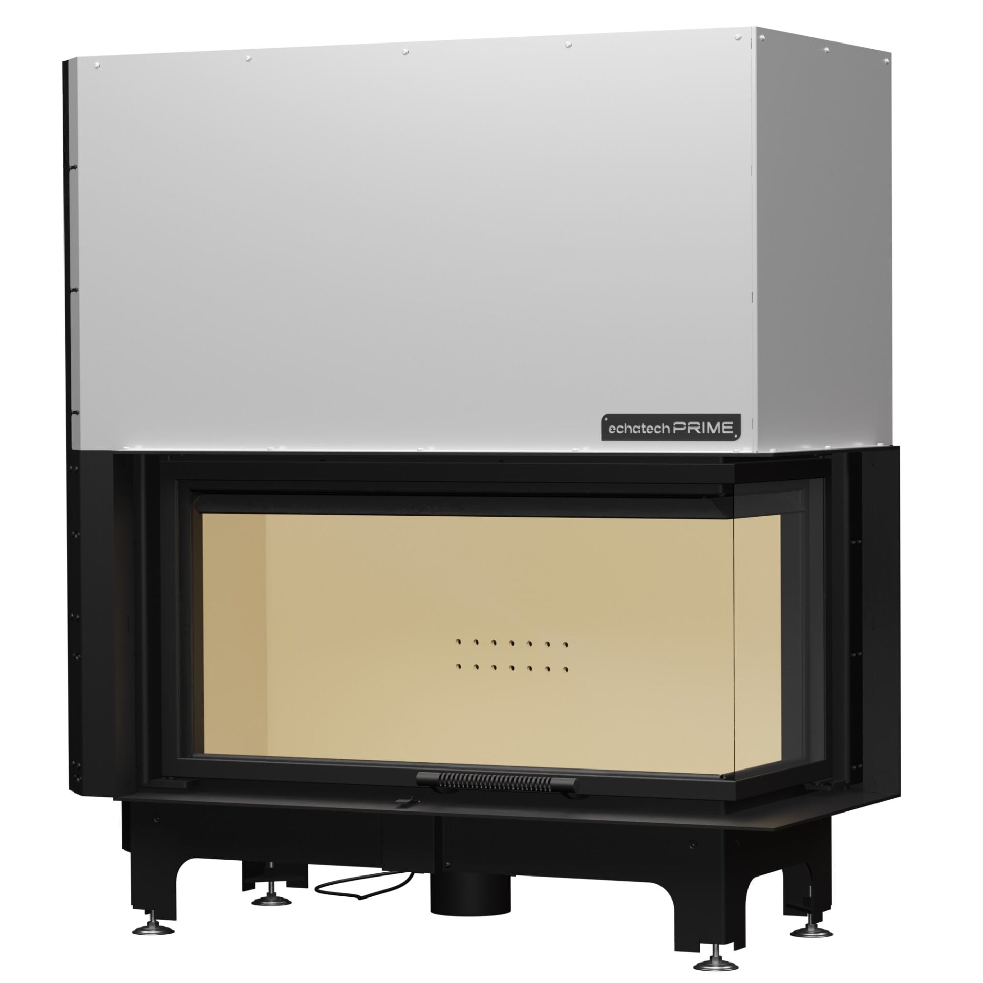 Echa Tech Asansörlü Çelik Köşe Şömine Haznesi Sağ Açık 110