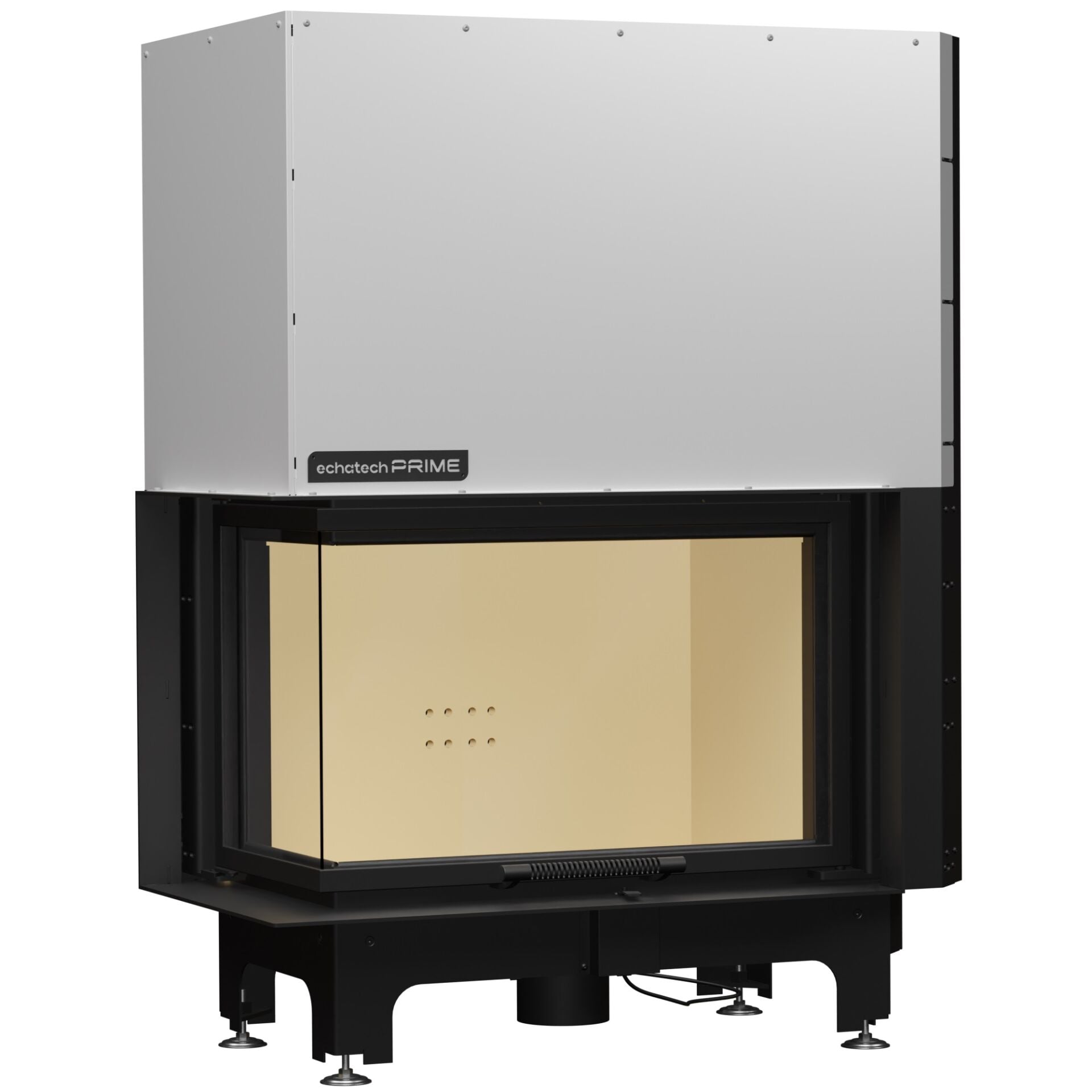 Echa Tech Asansörlü Çelik Köşe Şömine Haznesi Sol Açık 90