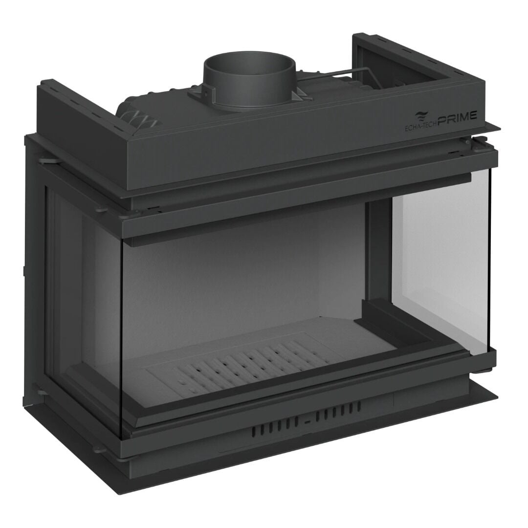 Echa Tech Klapeli Döküm Şömine Haznesi Üç Açık Font 800