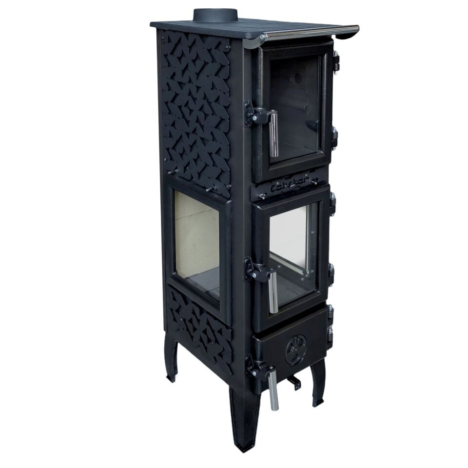 Çalışkan Mini Fırınlı Şömine Soba 314 3D
