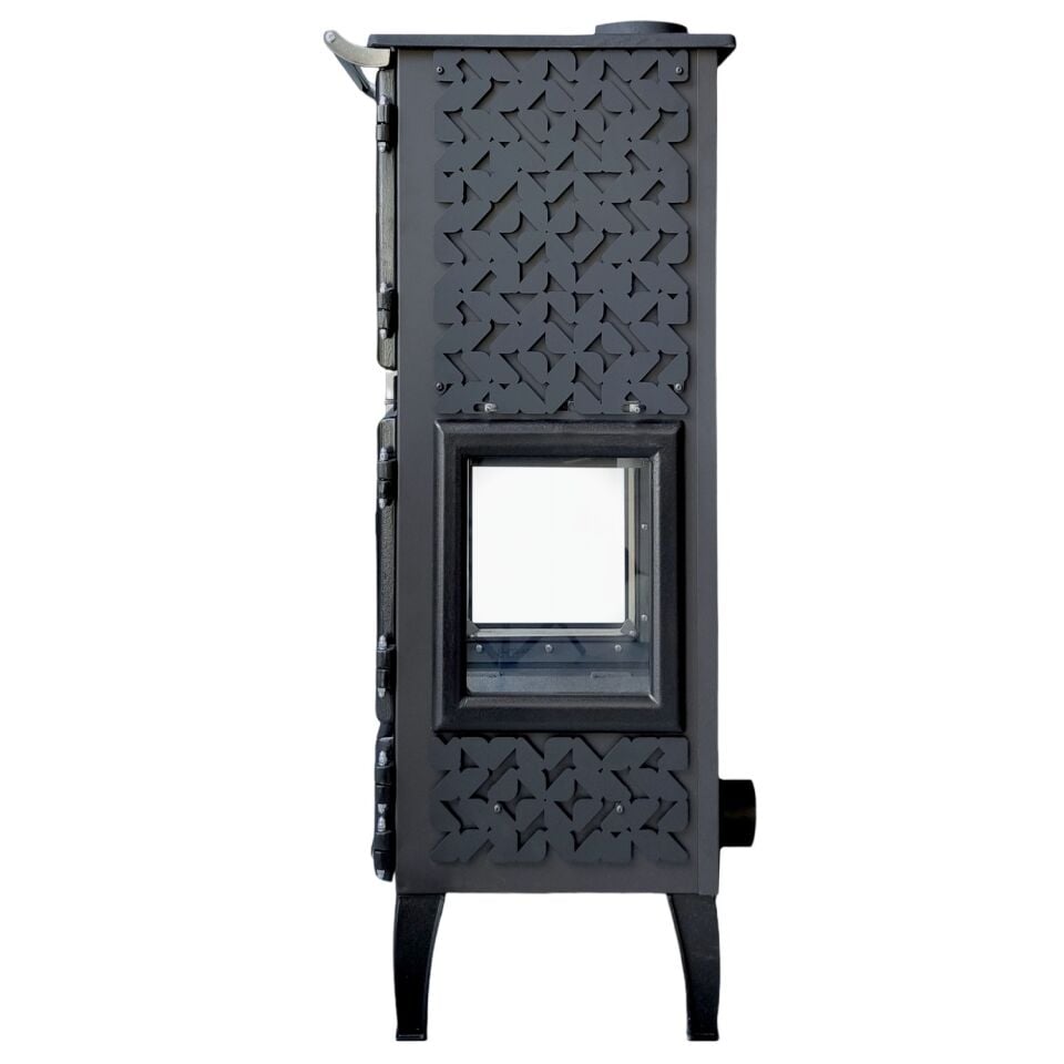 Çalışkan Mini Fırınlı Şömine Soba 314 3D