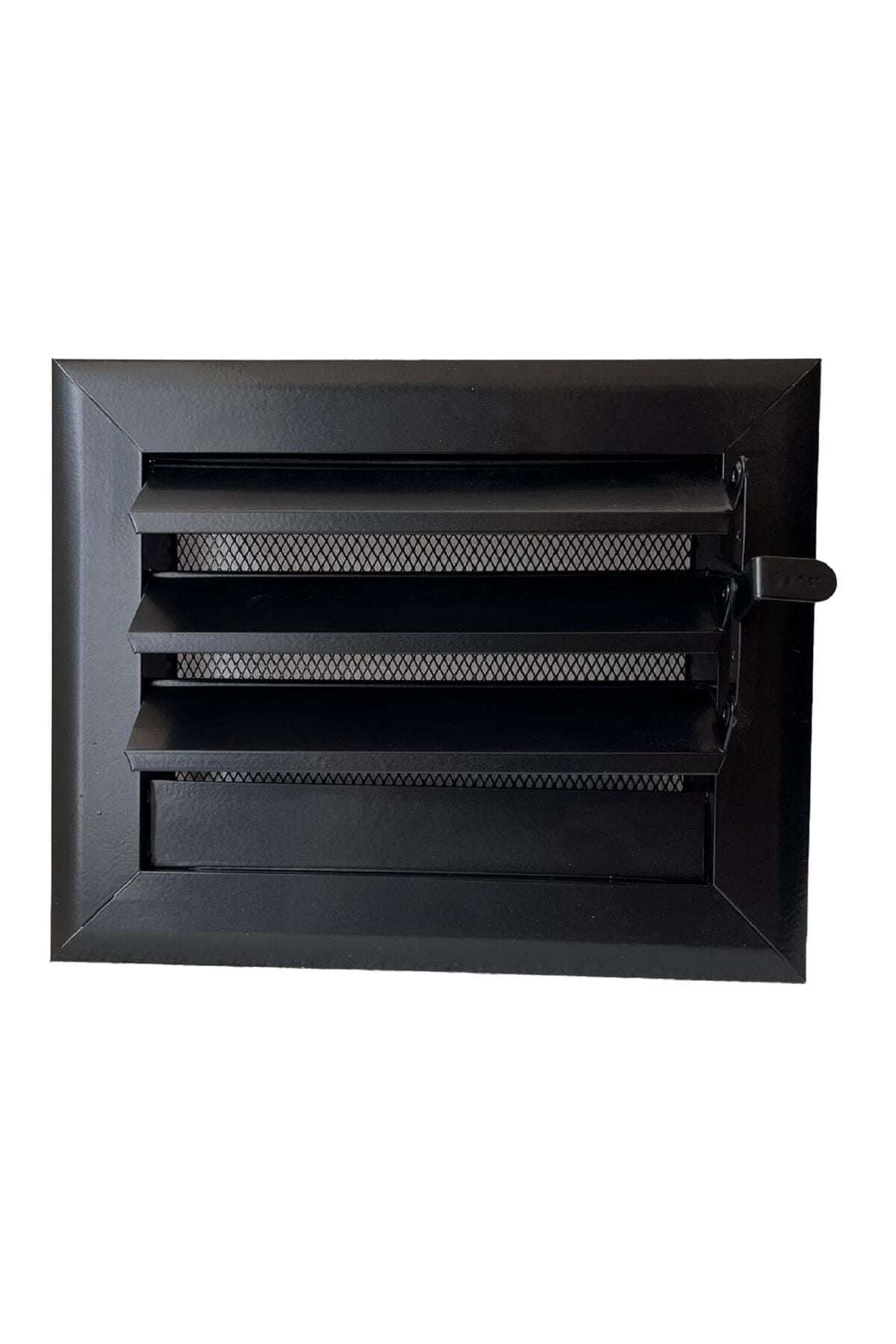 Miss Worble Şömine Menfezi Hareketli Panjurlu 20 x 15 cm Siyah