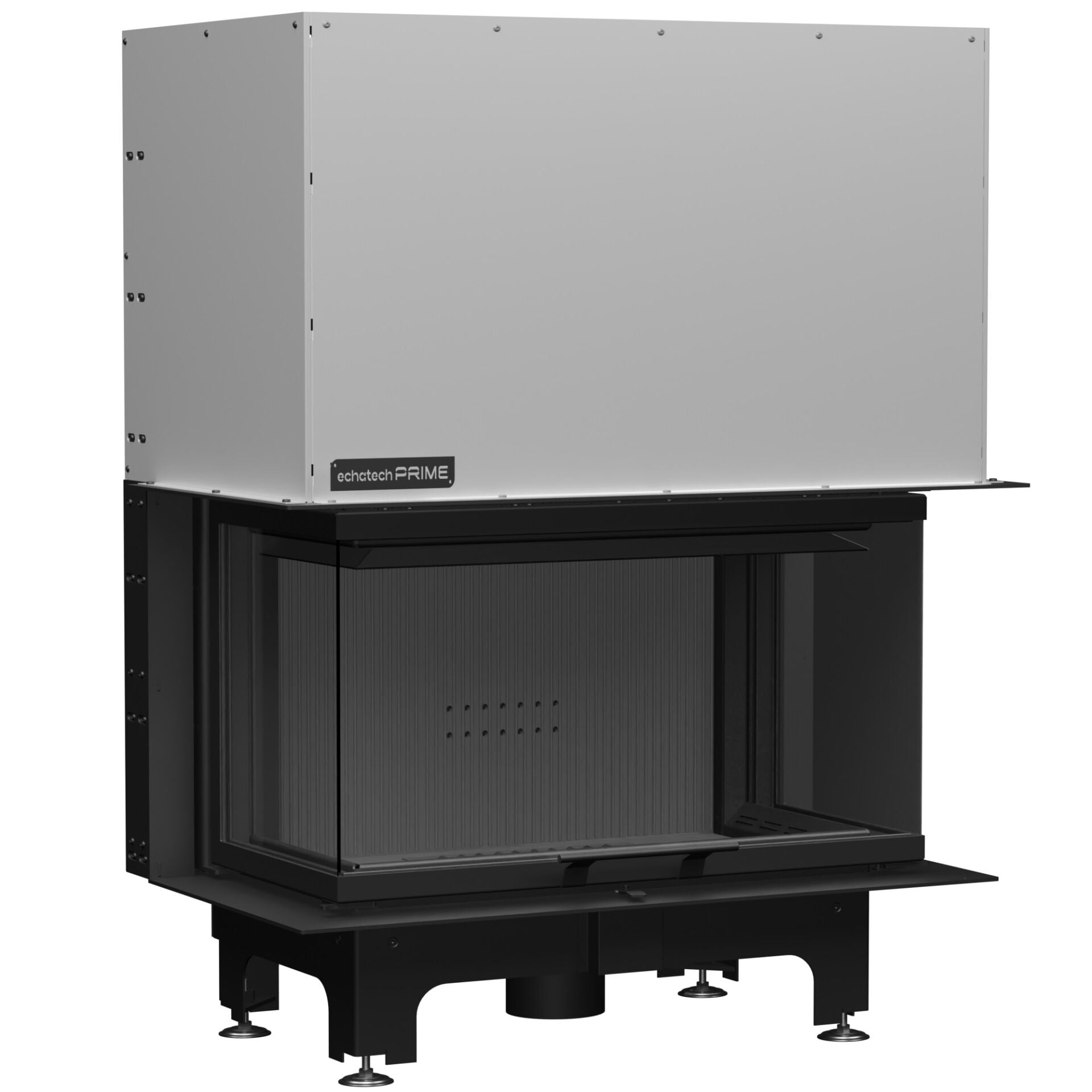 Echa Tech Asansörlü Çelik Şömine Haznesi 3V D 80