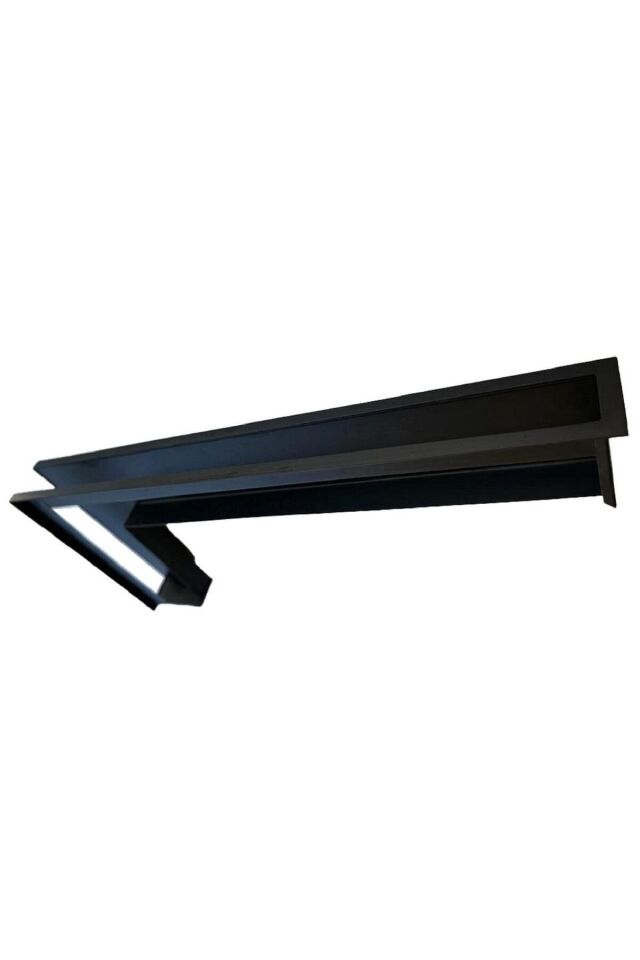 Miss Worble Şömine Menfezi Sol Köşe 80 x 40 cm Siyah