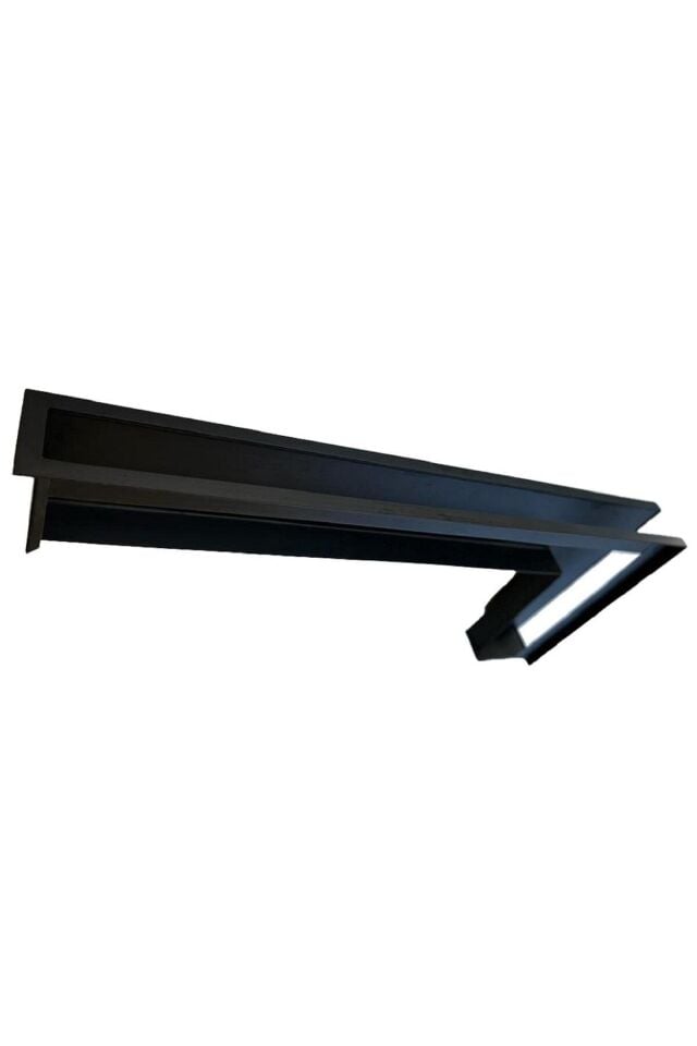 Miss Worble Şömine Menfezi Sağ Köşe 70 x 40 cm Siyah