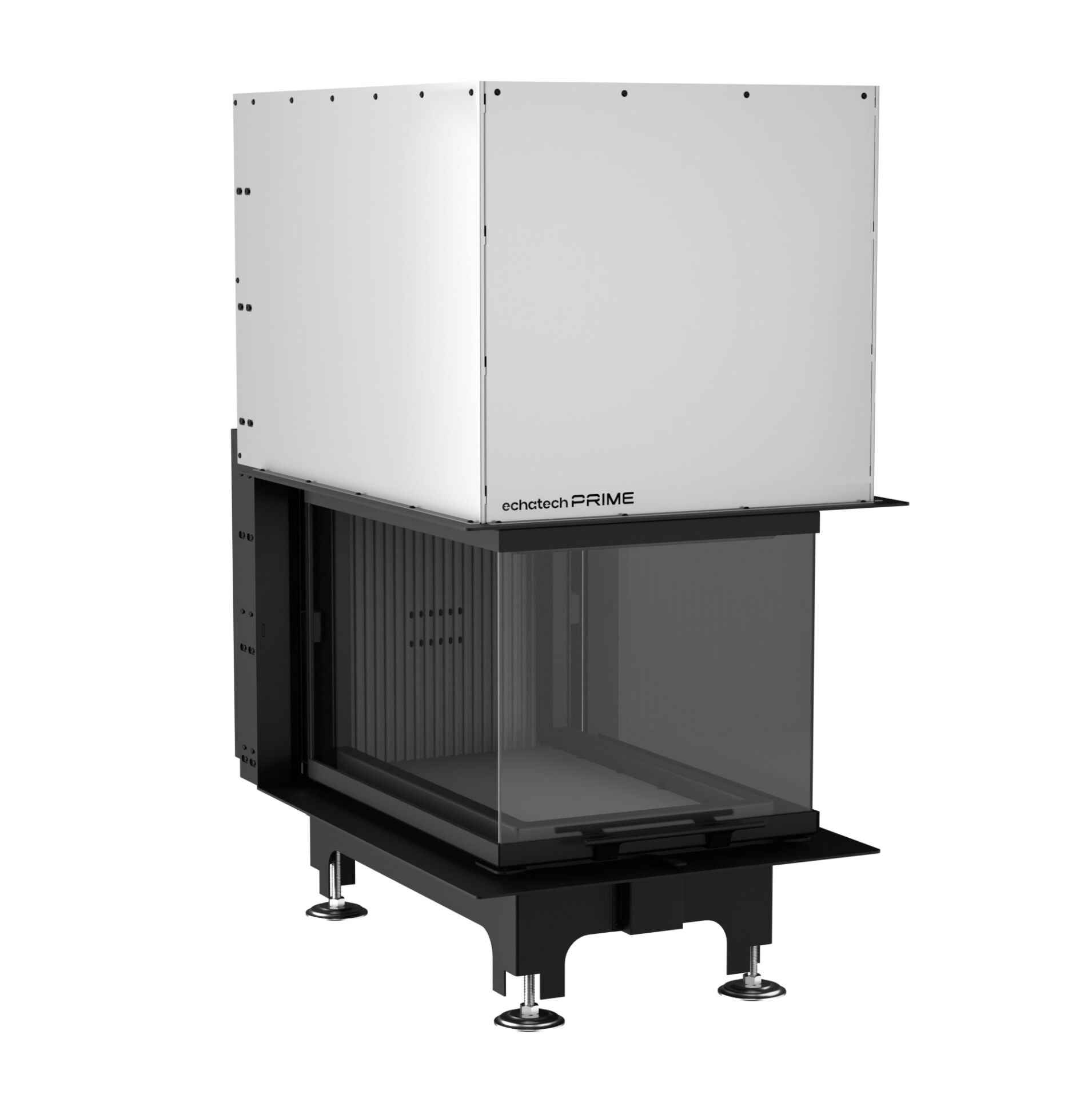 Echa Tech Prime Asansörlü Epi Çelik Şömine Haznesi Döküm 80 Lik