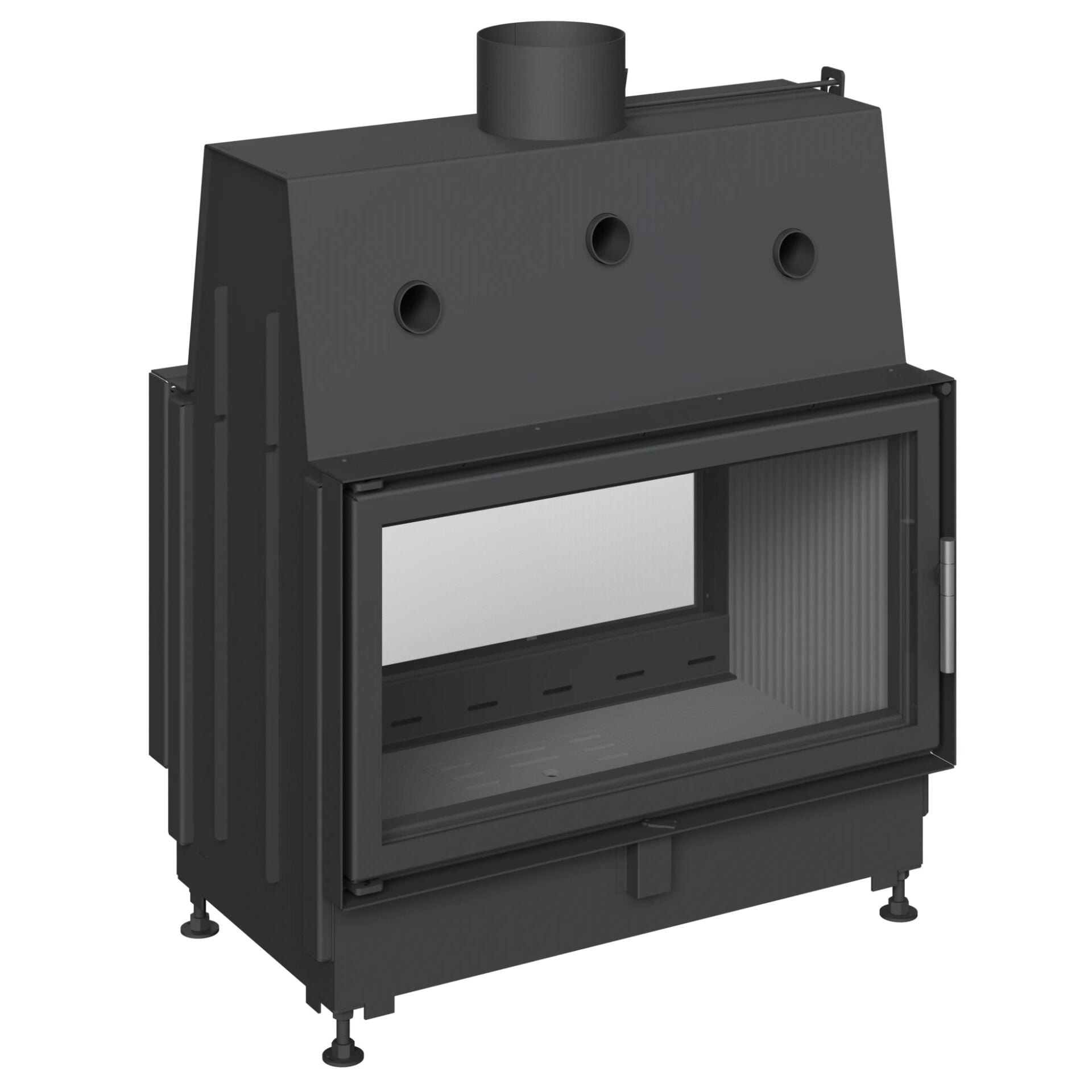 Echa Tech Tünel Çelik Şömine Haznesi Çift Yüzlü D 90 x 51