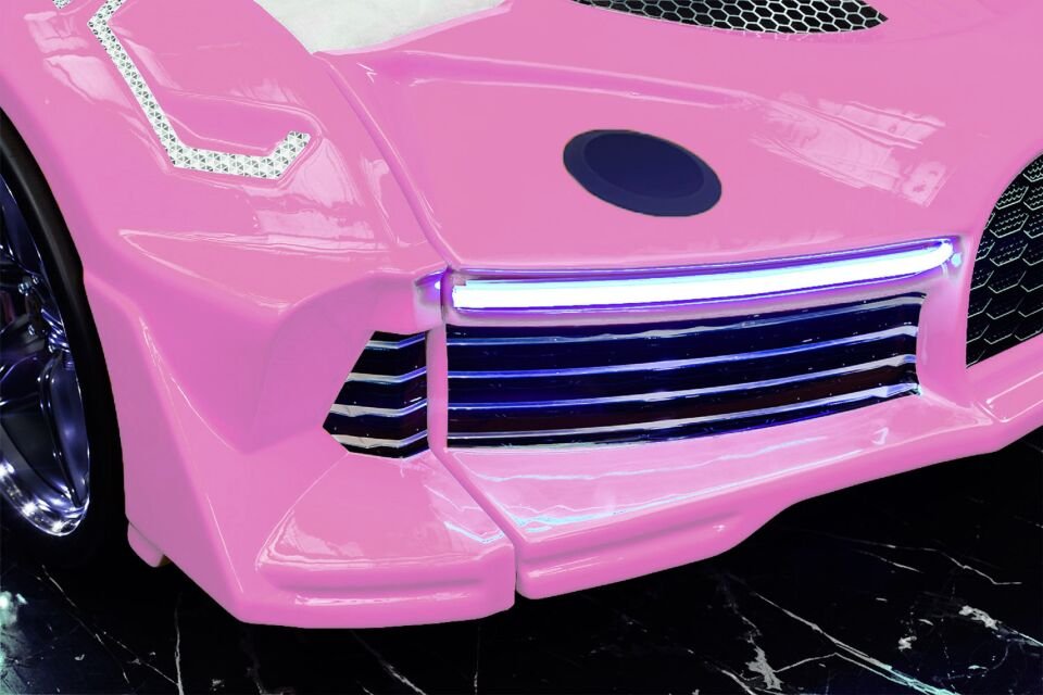 Kaju Carbeds Arabalı Çocuk Yatak Moon Aero Premium Pembe