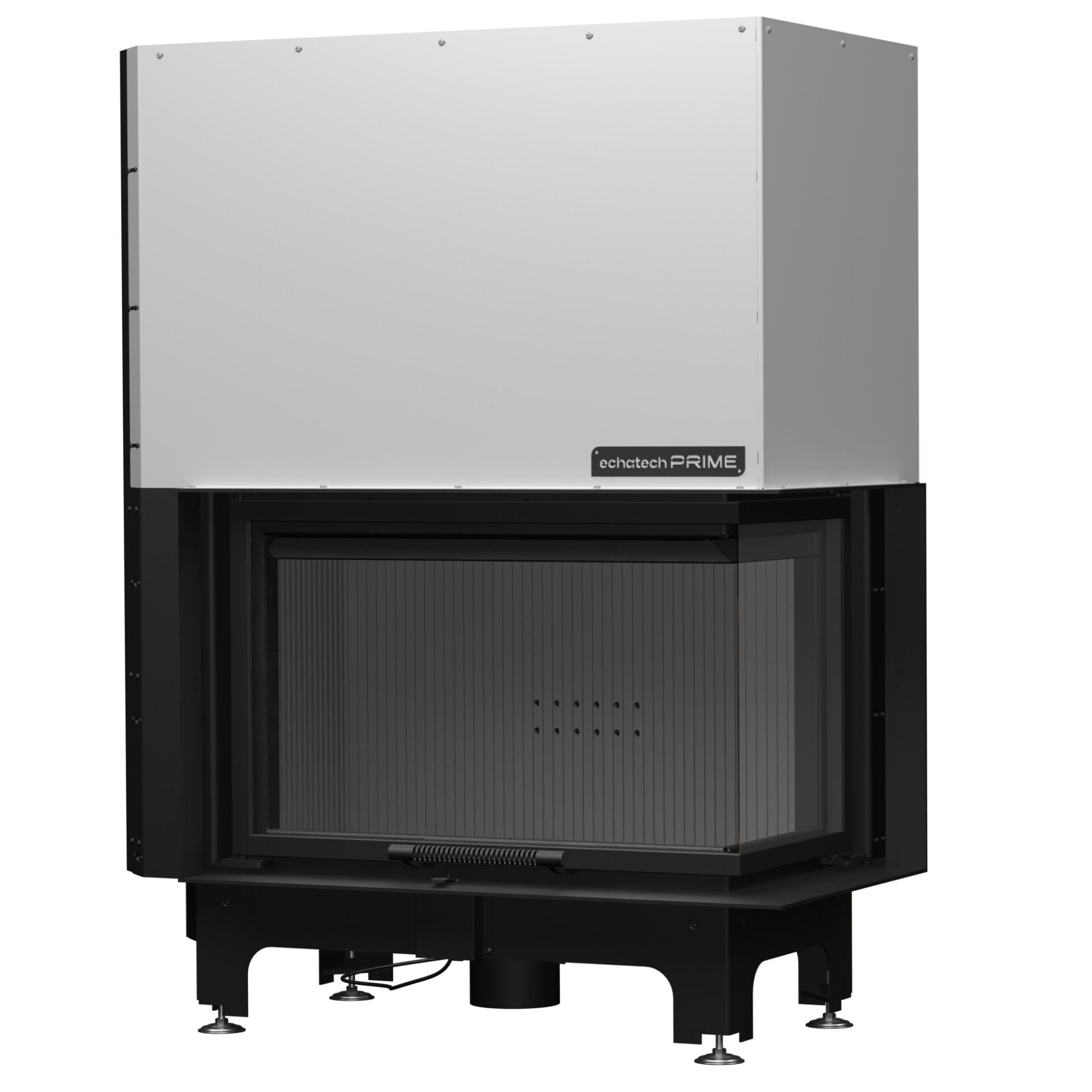 Echa Tech Asansörlü Çelik Köşe Şömine Haznesi Sağ Açık 90