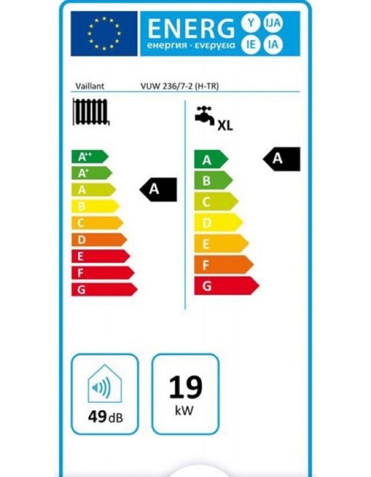 Vaillant Ecotec Pure VUW 286/7-2 Tam Yoğuşmalı Kombi 24 Kw