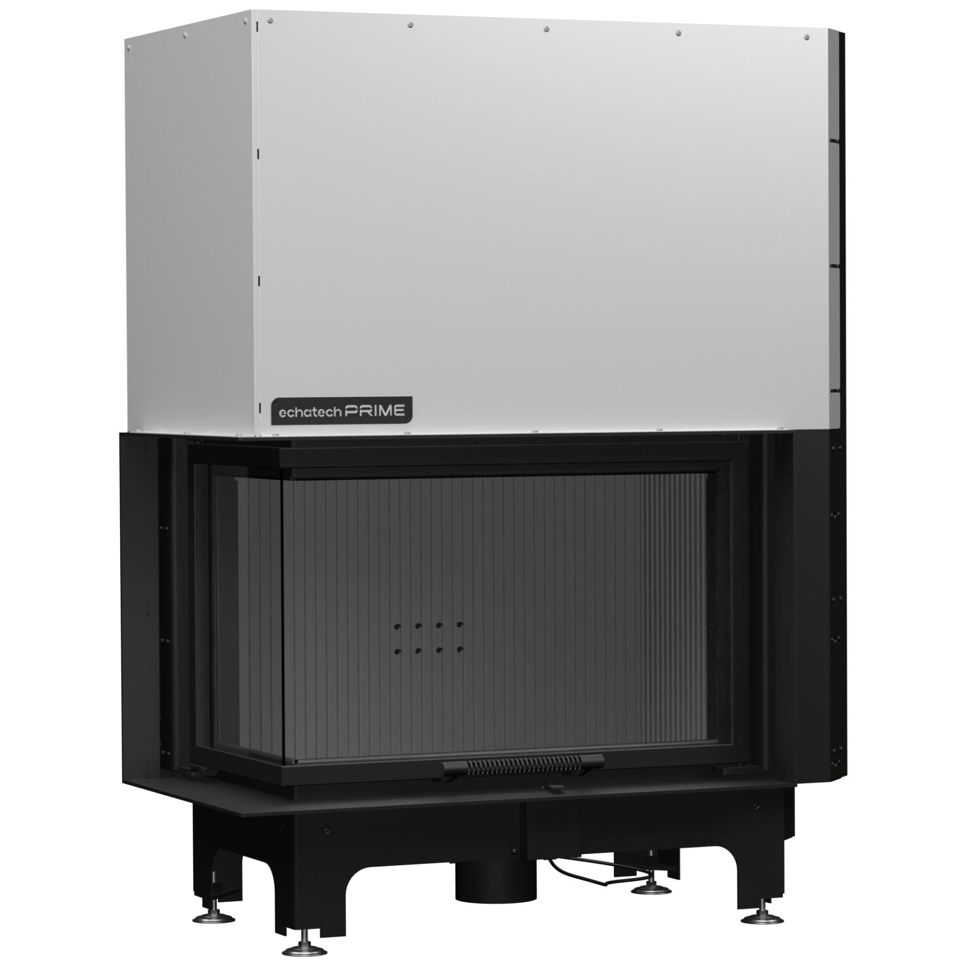 Echa Tech Asansörlü Çelik Köşe Şömine Haznesi Sol Açık 90