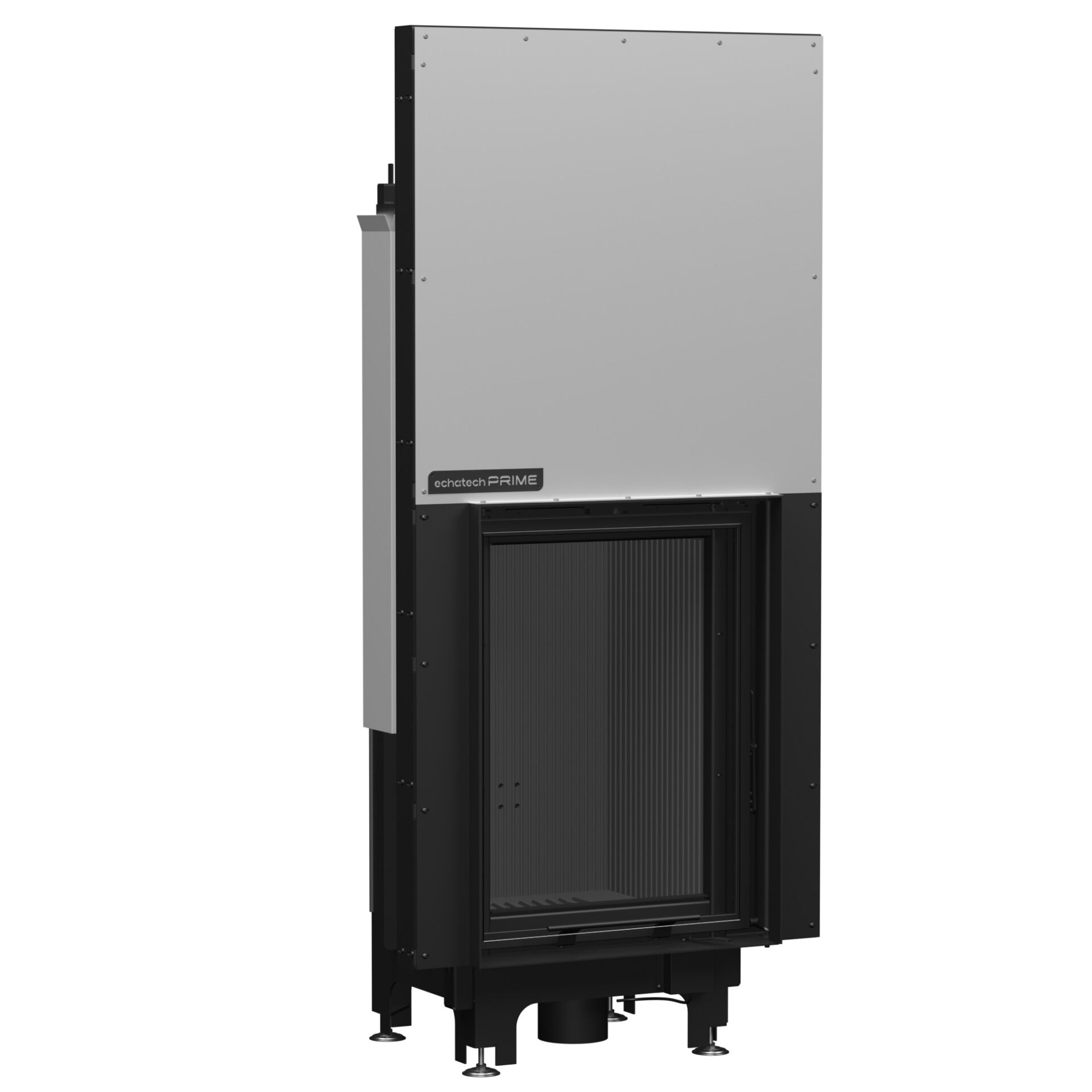 Echa Tech Asansörlü Çelik Şömine Haznesi Düz 60 x 80 D