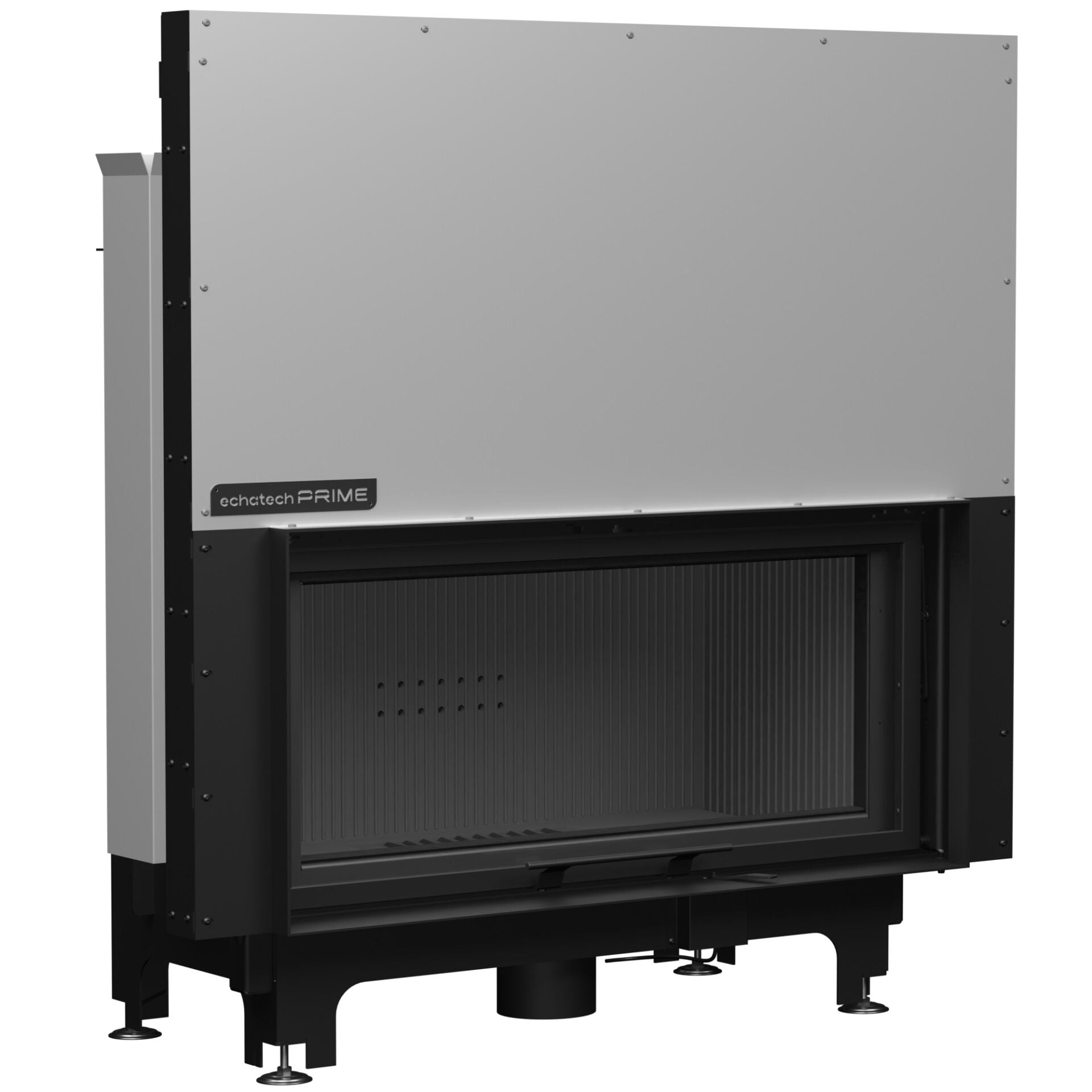 Echa Tech Asansörlü Çelik Şömine Haznesi Düz 120 x 60 D