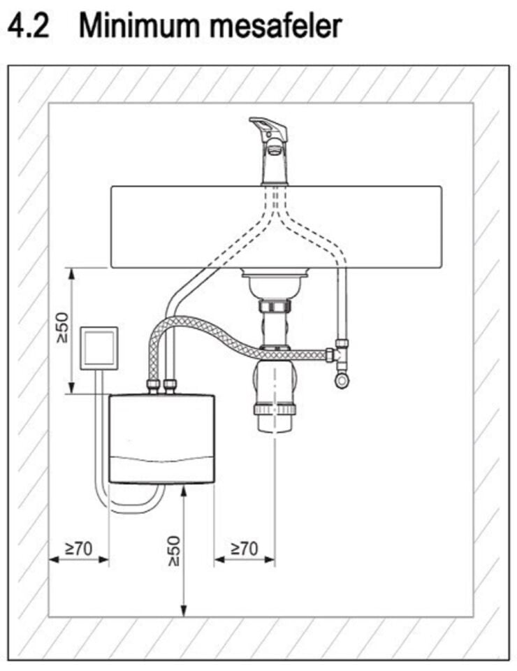 Vaillant Ved H 6/3 Minived Elektrikli Ani Su Isıtıcı