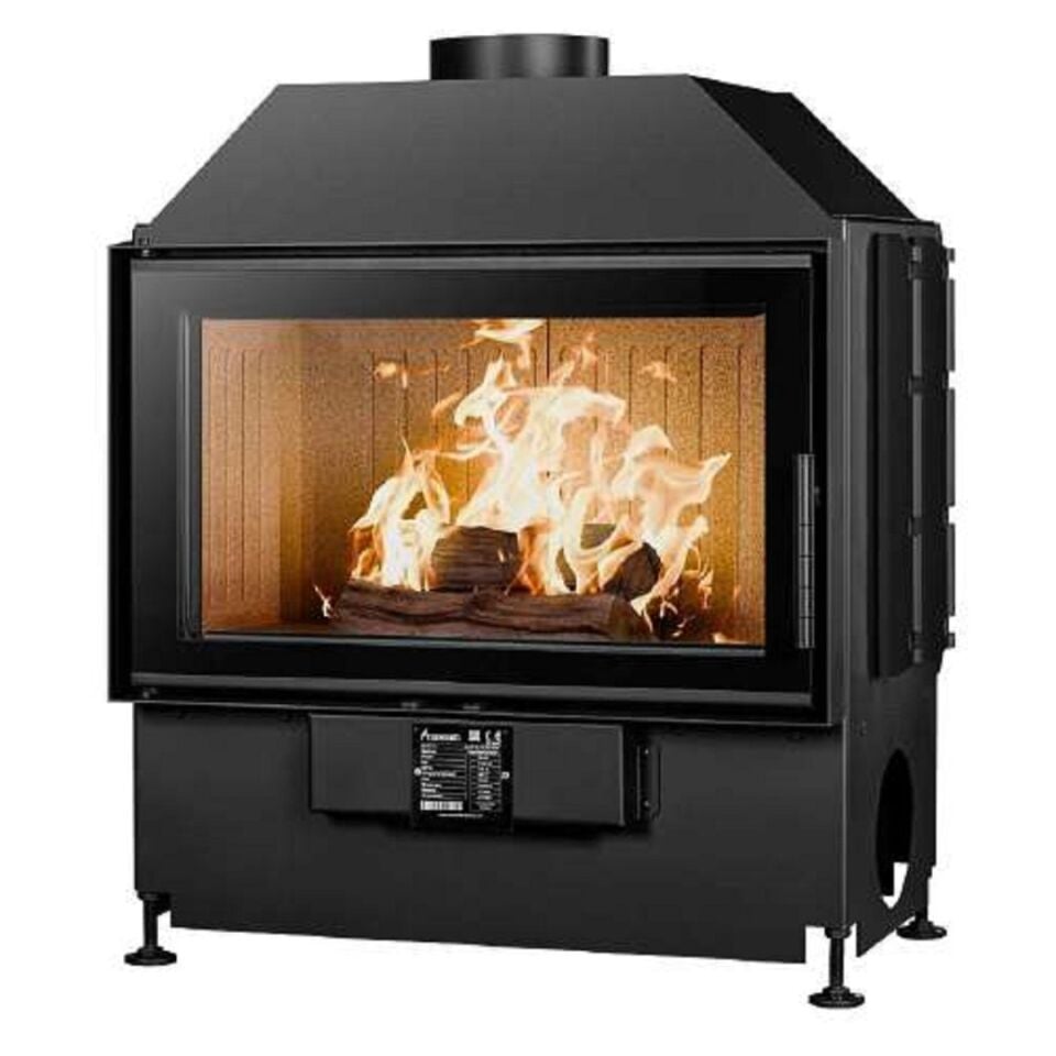 A Caminetti Çelik Şömine Flat Openside 80 Lik