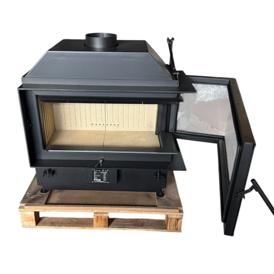 A Caminetti Çelik Şömine Quatrro Openside 80 Lik Sağ