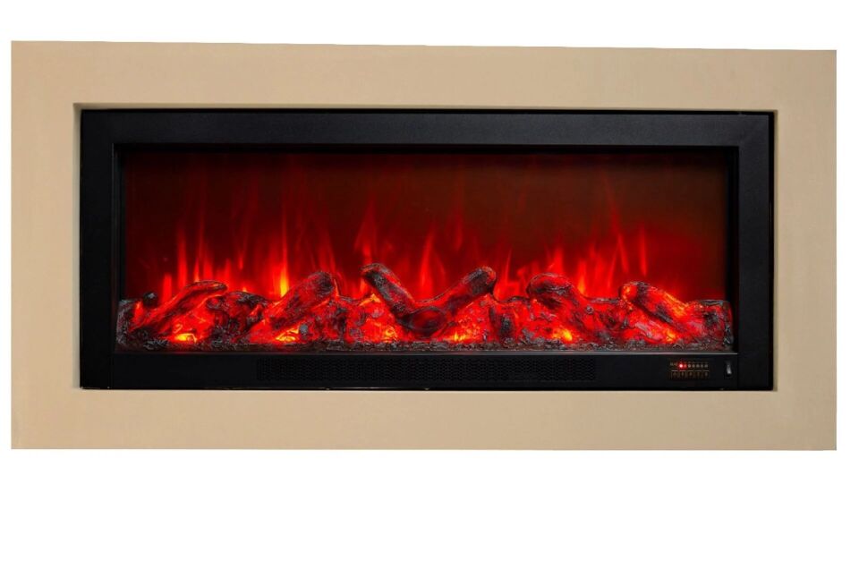 Alaz Efekt 130 cm Elektrikli Şömine Wifi Bluetooth 1800 W