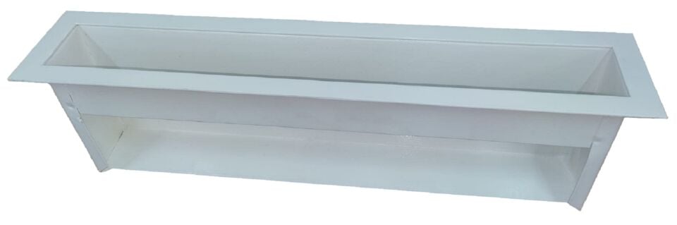 Miss Worble Şömine Menfezi 50 x 10 cm Beyaz