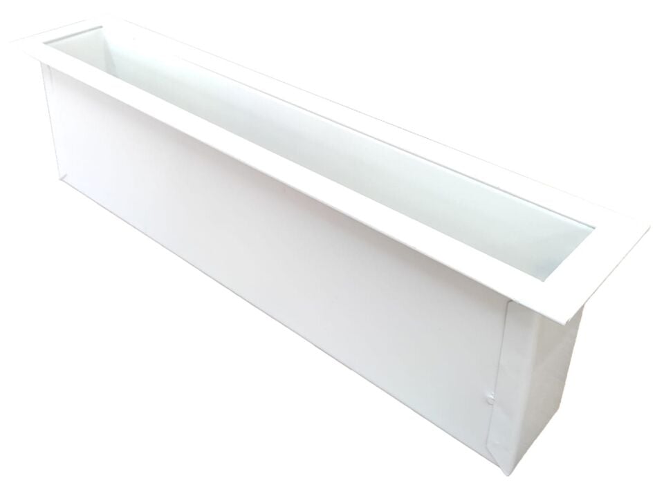 Miss Worble Şömine Menfezi 50 x 10 cm Beyaz