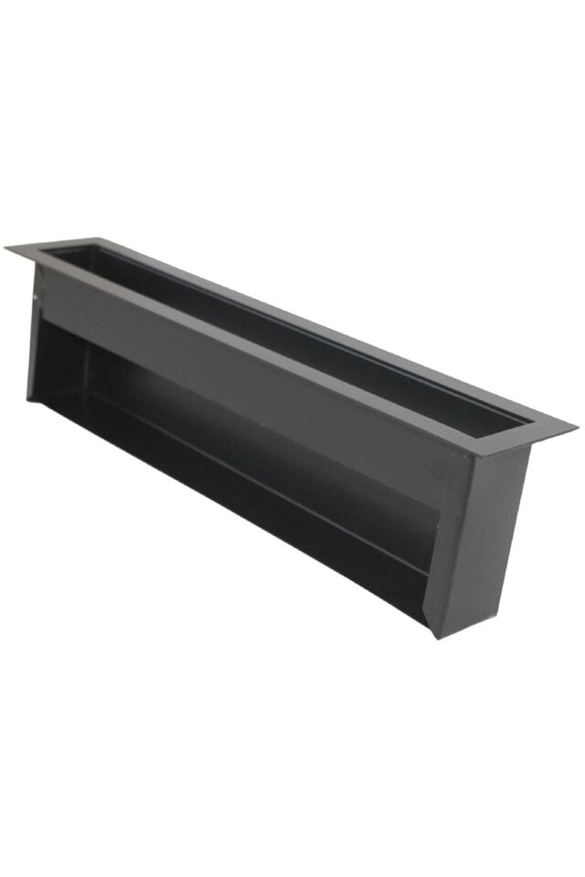 Miss Worble Şömine Menfezi 70 x 10 cm Siyah