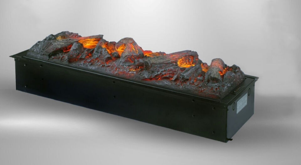 Ayflame 3 Boyutlu Buharlı Elektrikli Şömine 3D 100 cm Ses Efektli