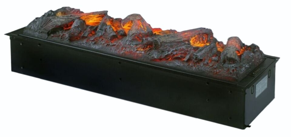 Ayflame 3 Boyutlu Buharlı Elektrikli Şömine 3D 100 cm Ses Efektli