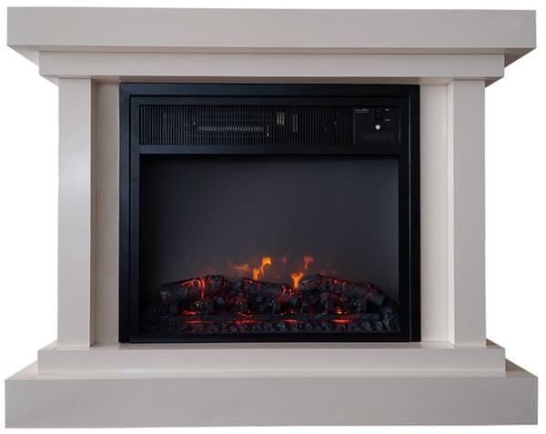 Electrokonfor Heatbox Elektrikli Şömine M 2000W Bluetooth Ses Efektli Ay Taşı Desenli