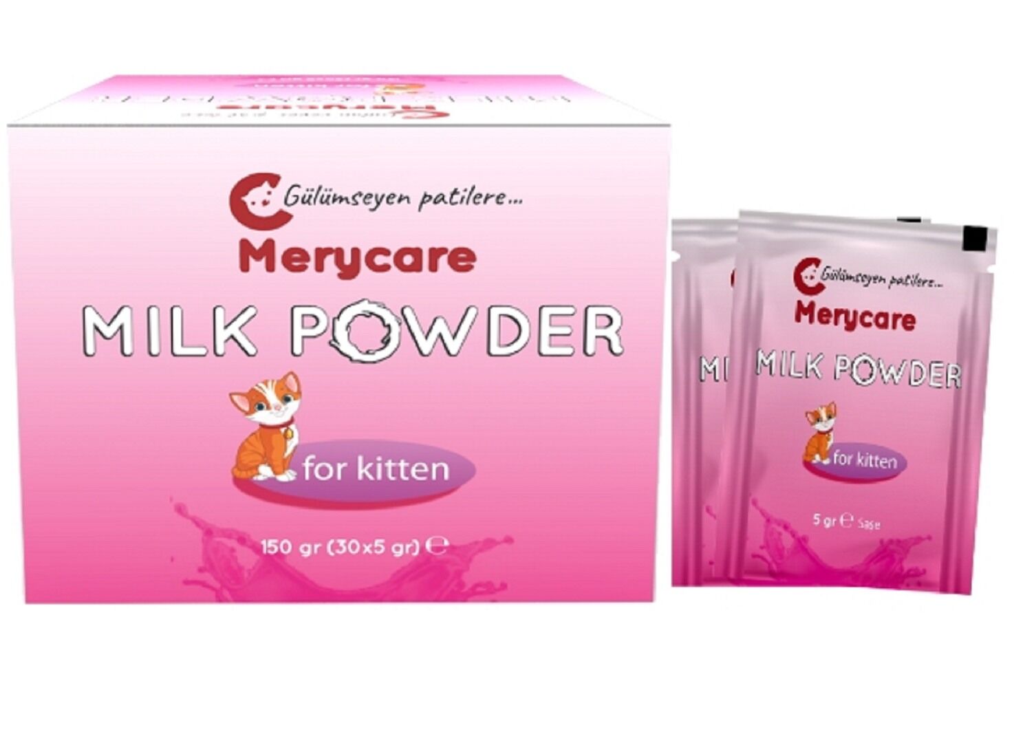 Merycare Milk Powder Süt Tozu Yavru Kediler için 30 x 5 gr Bgon BG066