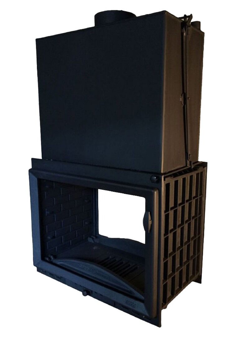 Serra Döküm Şömine Haznesi Tünel Double Face Sulu Sistem Klapeli Yüksek Camlı 80 Lik