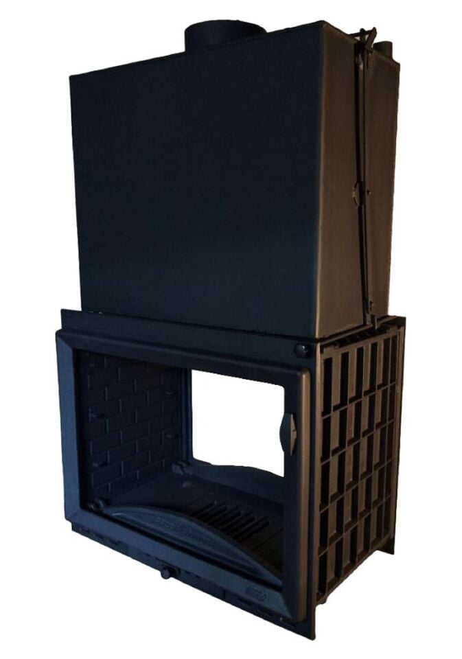 Serra Döküm Şömine Haznesi Tünel Double Face Sulu Sistem Klapeli Yüksek Camlı 80 Lik