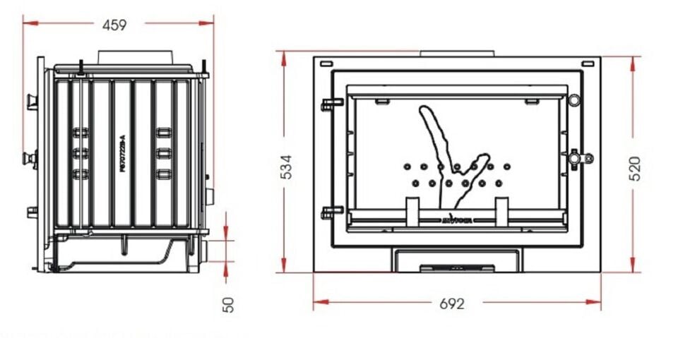 Invicta Şömine Haznesi 700 Eos 14 kW 9770 00