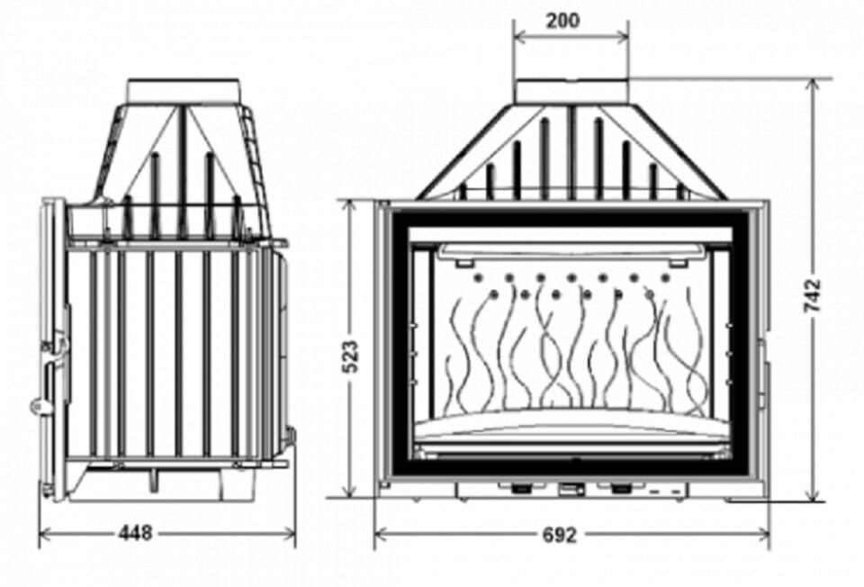 Invicta Klapeli Şömine Haznesi 700 Grande Angle 9270 73