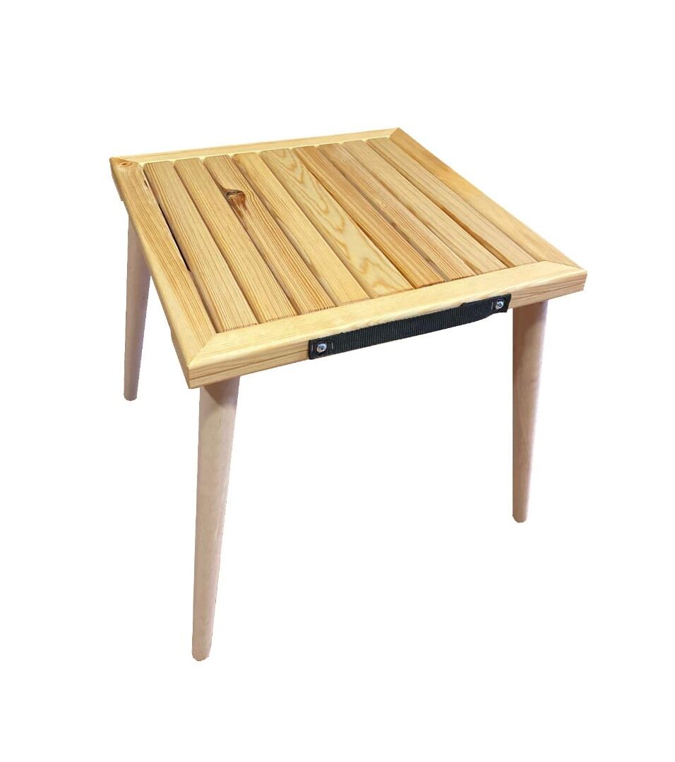 Miss Worble Kamp Sehpası Sök Tak Ayaklı Ahşap