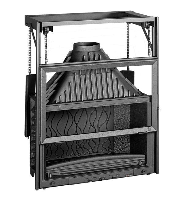 Invicta Asansörlü Şömine Haznesi 900 Grande Vision 6890 44