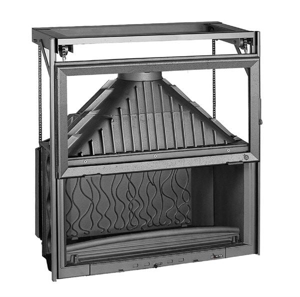 Invicta Asansörlü Şömine Haznesi 1100 Grande Vision 6811 44