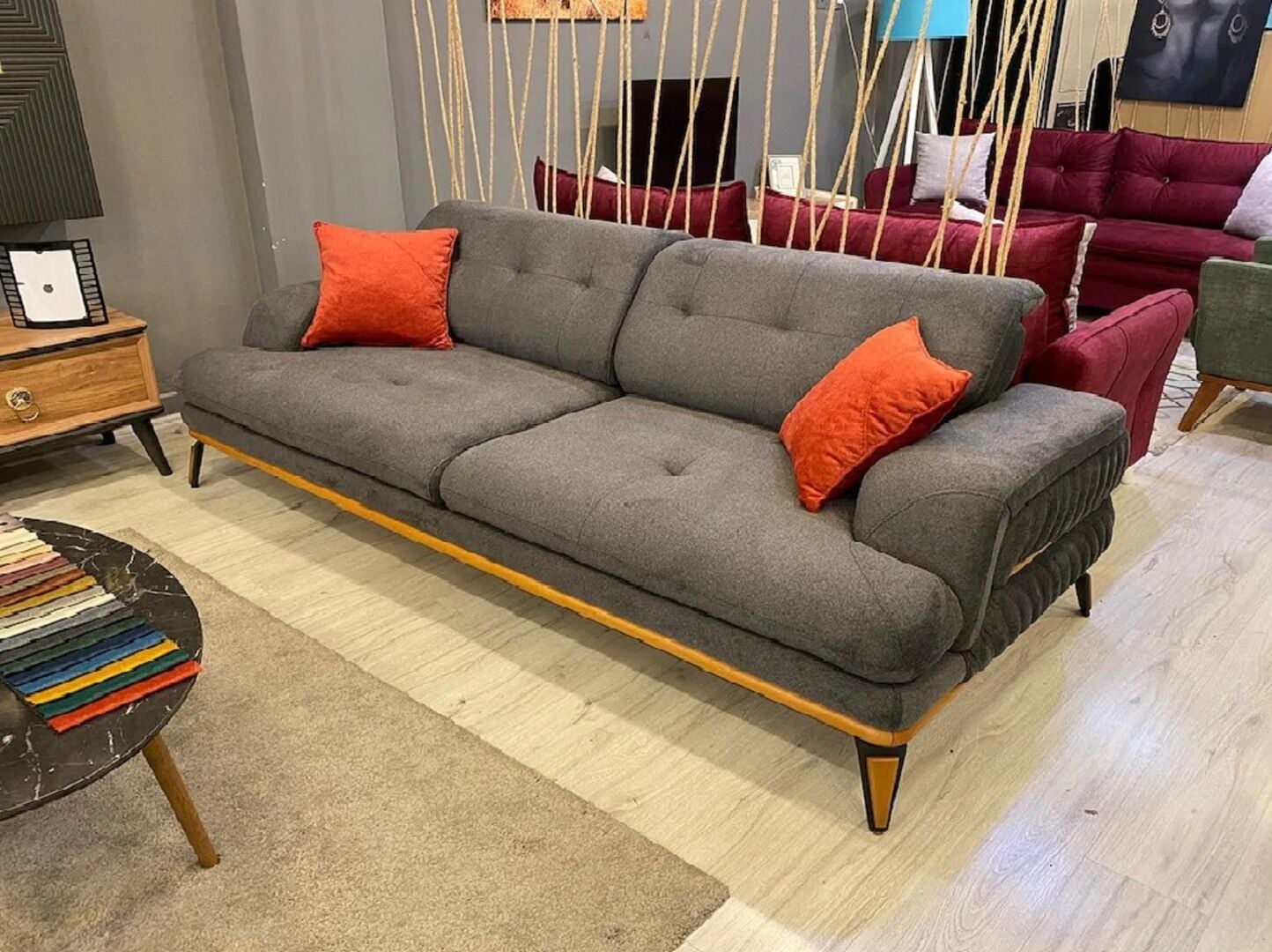 Miss Worble Elit Üçlü Kanepe Koltuk