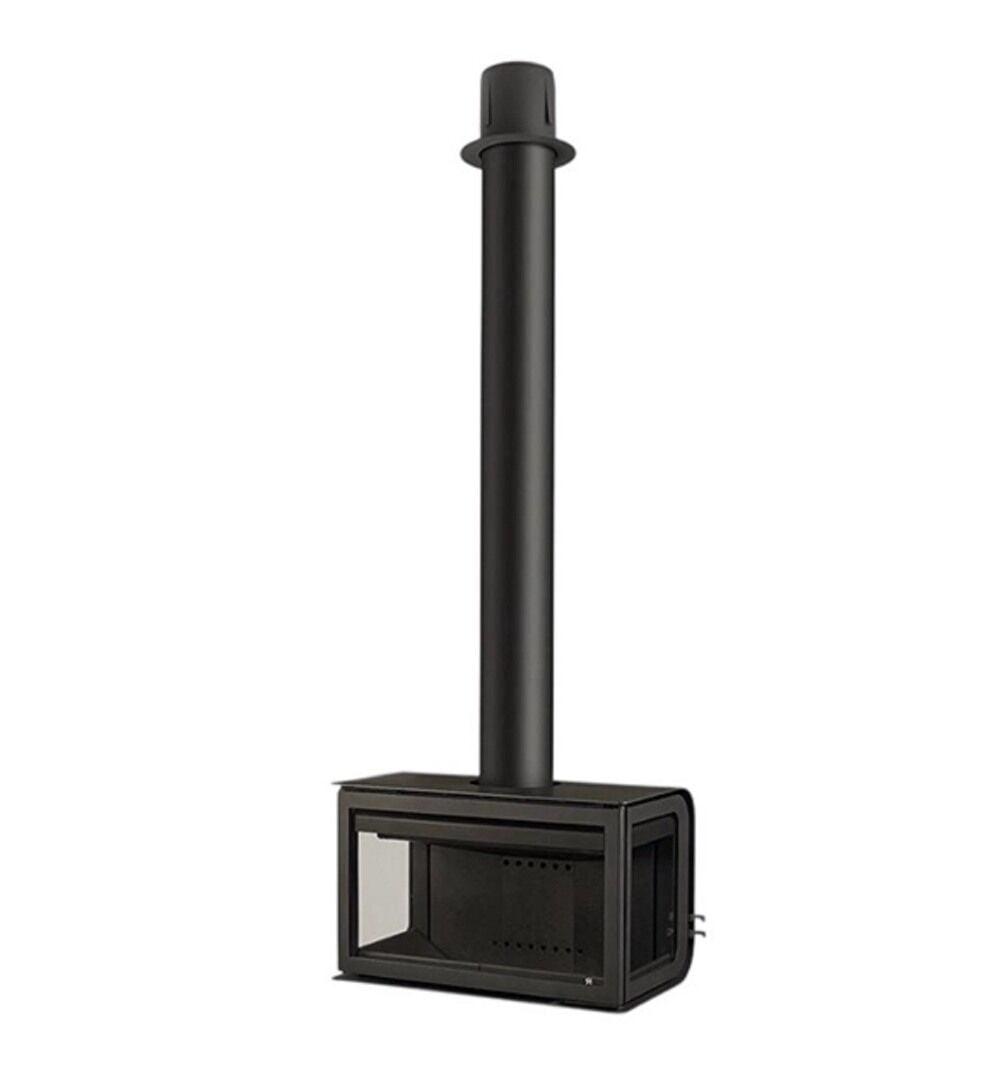 Rocal City Duvardan Asmalı Çelik Şömine Haznesi