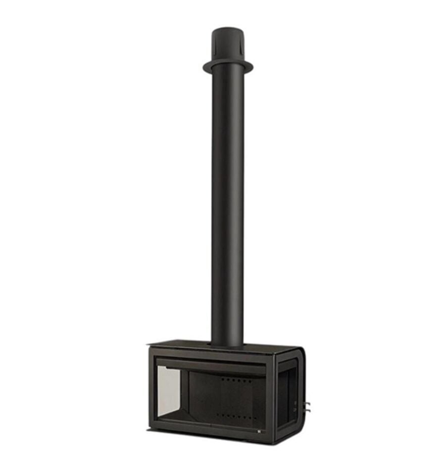 Rocal City Duvardan Asmalı Çelik Şömine Haznesi