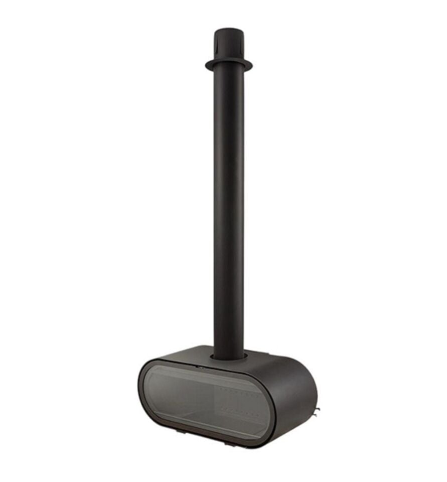 Rocal D 8 Duvardan Asmalı Çelik Şömine Haznesi