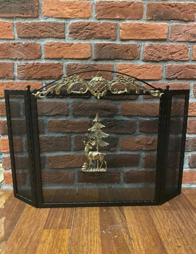 Miss Worble Geyik Desenli Şömine Siperlik