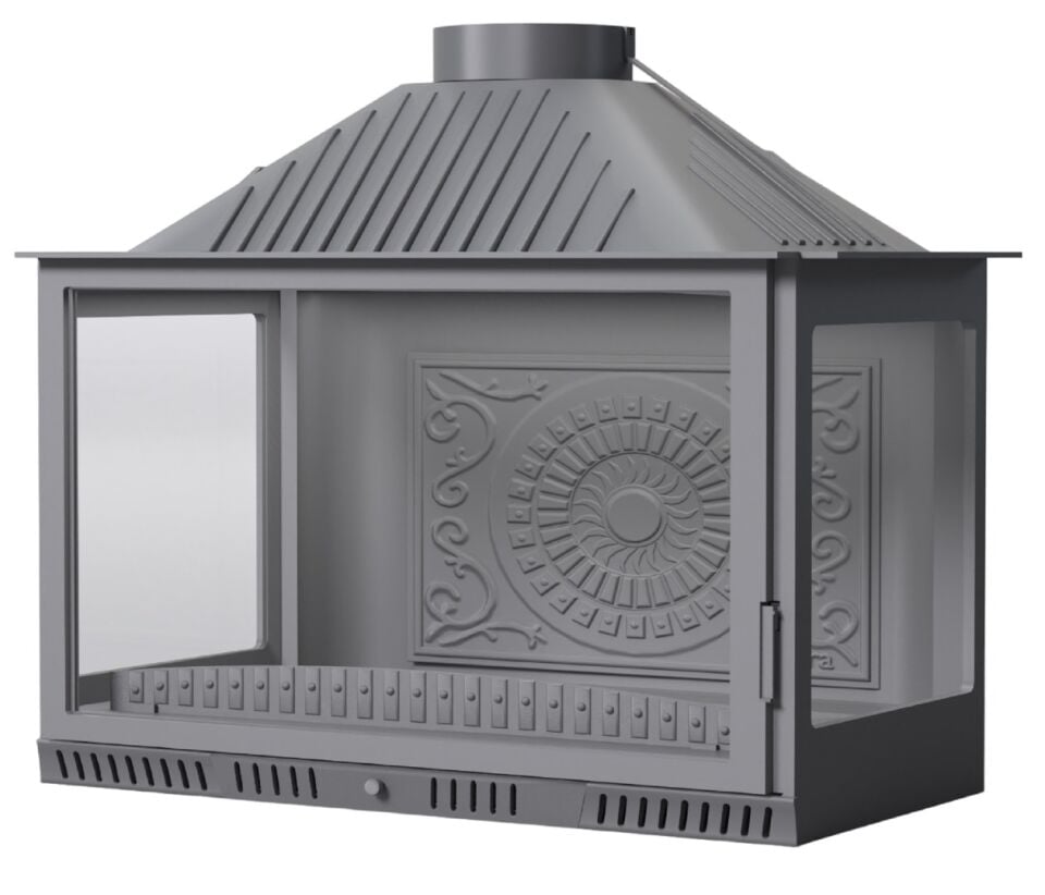 Serra Döküm Şömine Haznesi Üç Açık U tipi 70 Lik