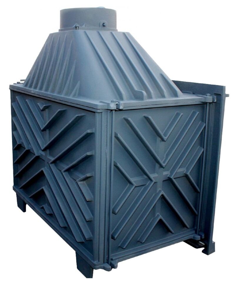 Serra Klapeli Döküm Şömine Haznesi Luxury Serisi 80 Lik